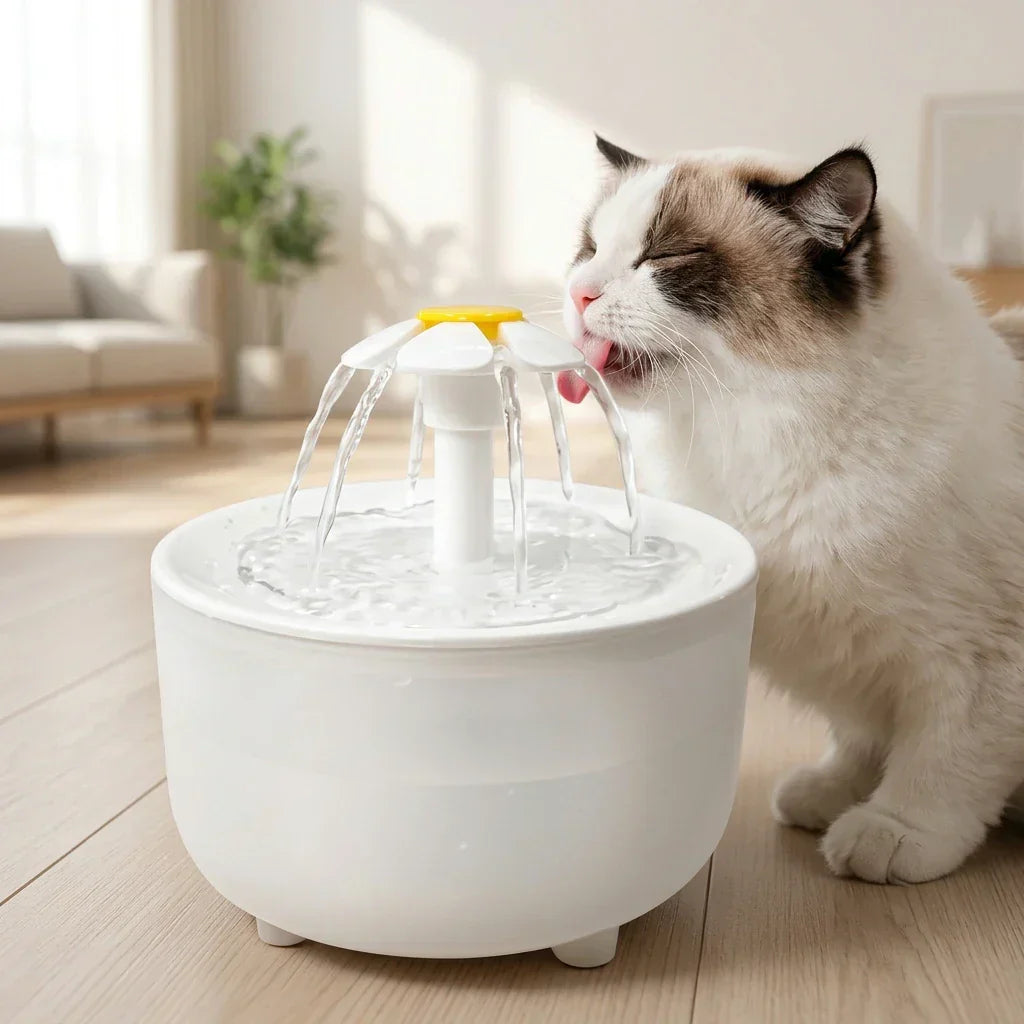 Fontaine à eau pour chat sans fil ou filaire : que choisir ?